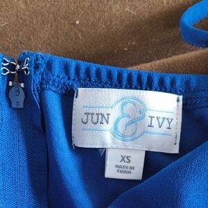 Jun & Ivy Blue Dress
